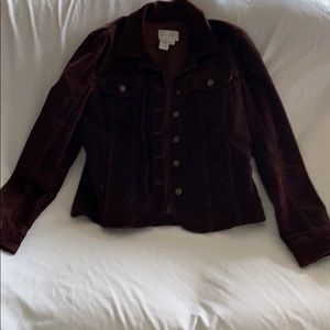 Brown corduroy jacket